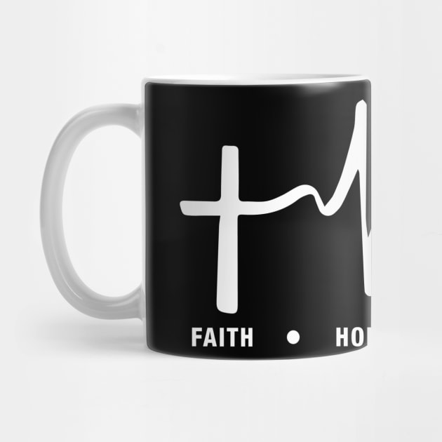 Faith, hope and love by Litho